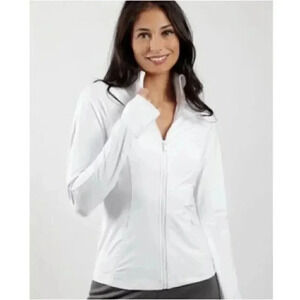 NWT 90 Degree By Reflex - Women's Lux Slim Fit Track Jacket L